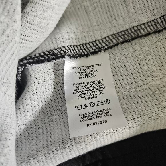 Ann Taylor Black White Checkered Wide Leg High Rise Pants Size 8 Medium Stretch - Picture 7 of 7